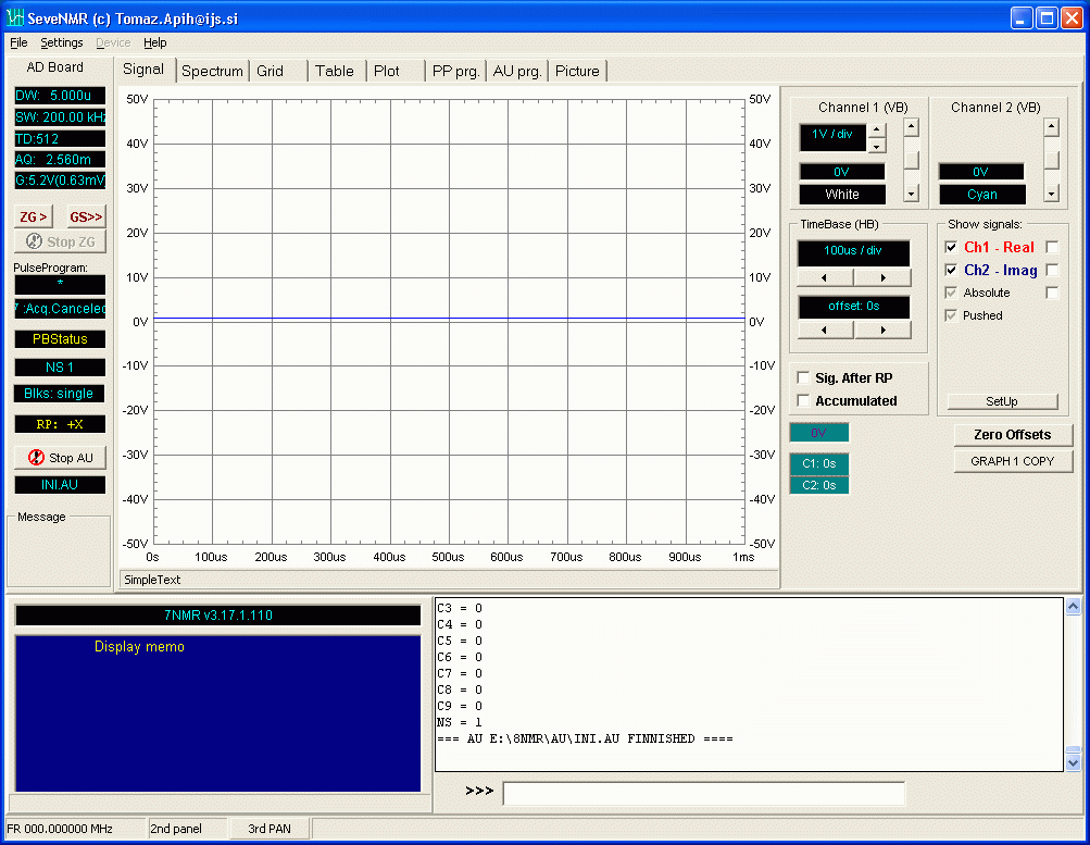 7NMR screenshot 1